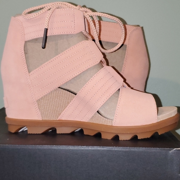 NWT  Sorel  Joanie II lace sandal- tonic melon - Picture 7 of 8